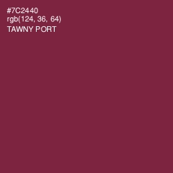 #7C2440 - Tawny Port Color Image